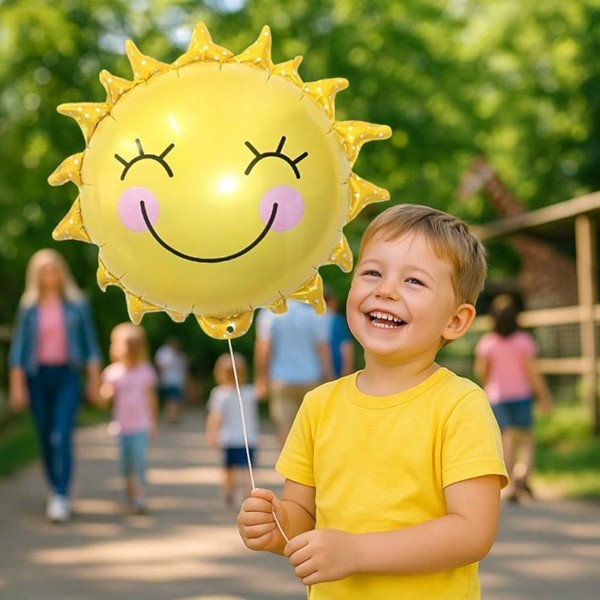 Folijski balon sunce, 52 cm - Slika 2