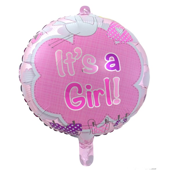 Folijski balon It's a Girl, 43 cm