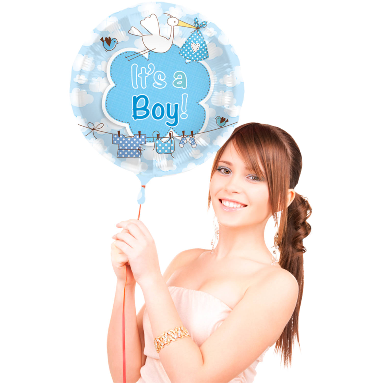 Folijski balon It's a Boy, 43 cm - Slika 2