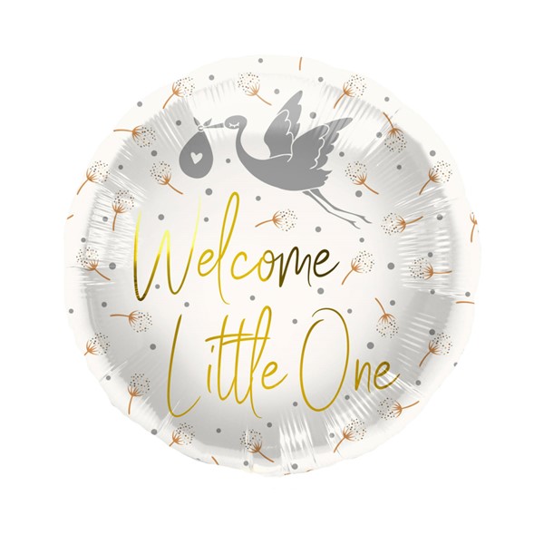 Folijski balon Welcome Little One, 45 cm