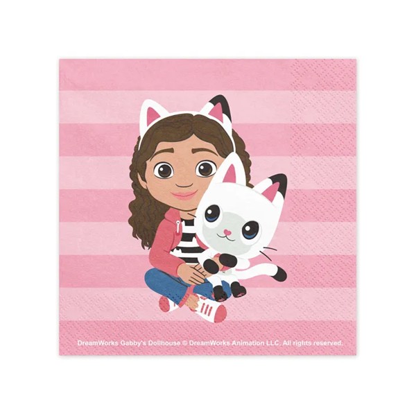 Party salvete Gabby’s Dollhouse, 33*33 cm