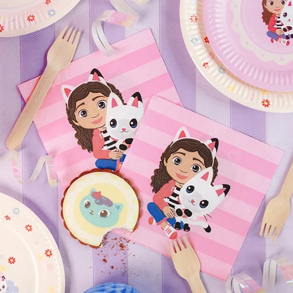 Party salvete Gabby’s Dollhouse, 33*33 cm - Slika 2