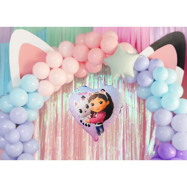 Folijski balon Gabby's Dollhouse srce, 35 cm - Slika 2