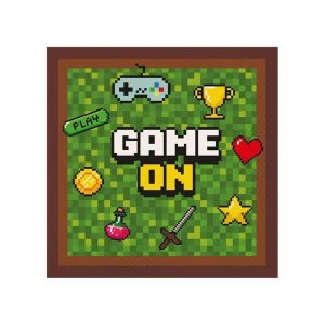 Salvete Game on, 33*33 cm