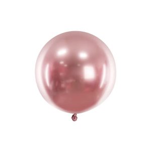 Glossy jumbo balon rose gold, 60 cm