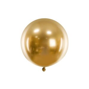 Glossy jumbo balon zlatni, 60 cm