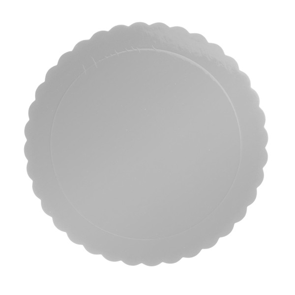 Kartonski podmetač za torte srebrni, 20-35 cm - Slika 2