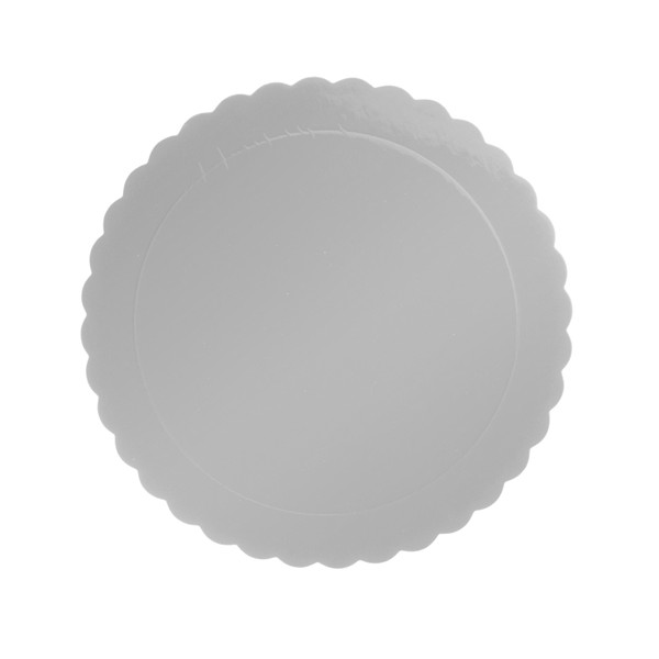 Kartonski podmetač za torte srebrni, 20-35 cm - Slika 3