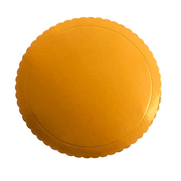 Kartonski podmetač za torte zlatni, 20-35 cm - Slika 2