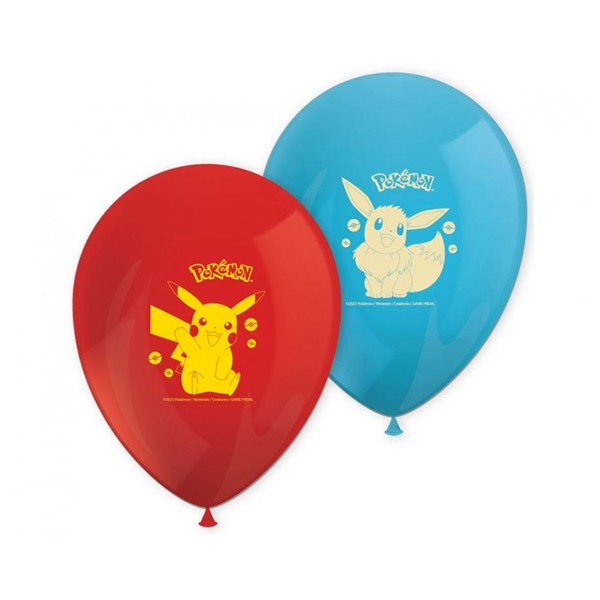 Baloni Pokemon 27 cm, 8 kom