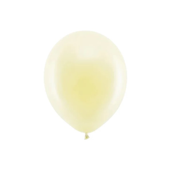 Pastelni baloni krem, Cream, 10 kom