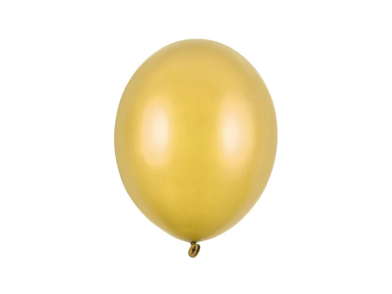 Metallic balon 27 cm, zlatni, Gold, 100 kom