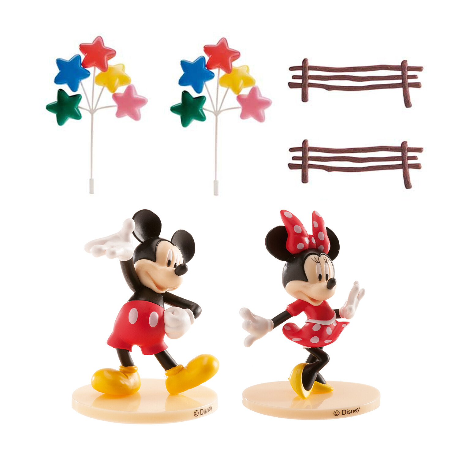 Mickey & Minnie Mouse, set ukrasa za tortu