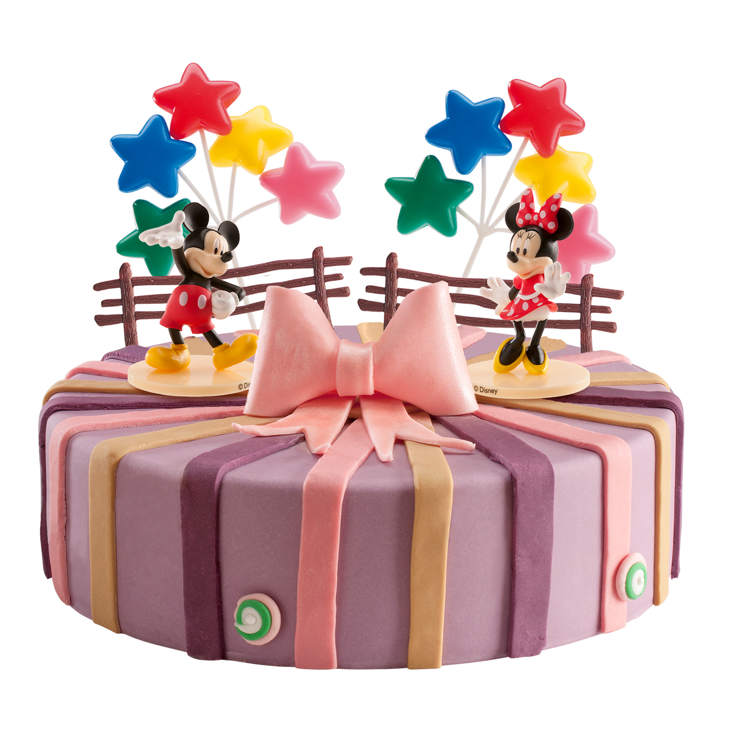 Mickey & Minnie Mouse, set ukrasa za tortu - Slika 2