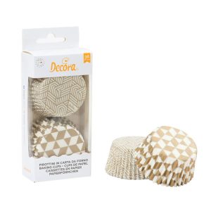 Papirnate košarice za muffine Geometric, 36 kom