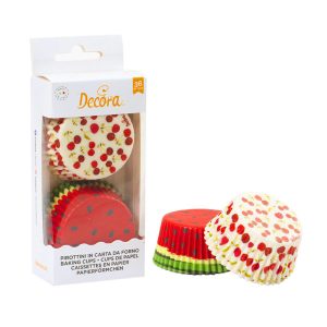 Papirnate košarice za muffine Summer fruits, 36 kom