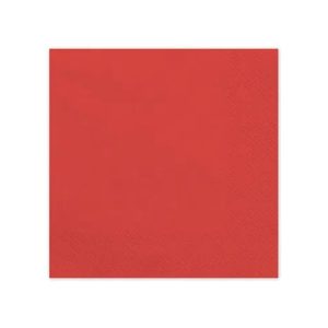 Party salvete tamno crvene, 33x33 cm