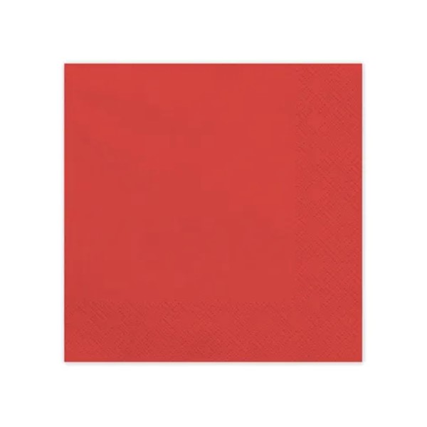 Party salvete tamno crvene, 33x33 cm