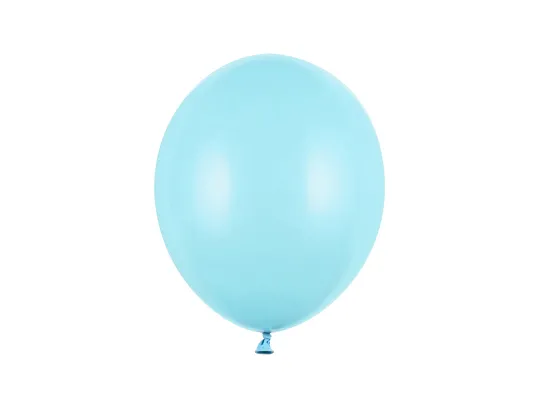 Pastelni balon 27 cm, plavi, Light Blue, 100 kom