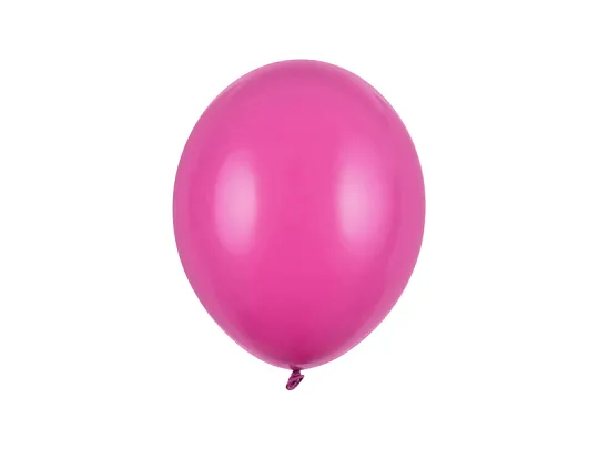 Pastelni balon 27 cm, roza, Hot Pink, 100 kom