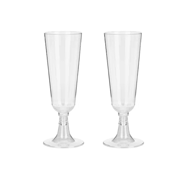 Plastične čaše za šampanjac 150ml, 8 kom