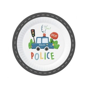 Party tanjuri policija, 23 cm