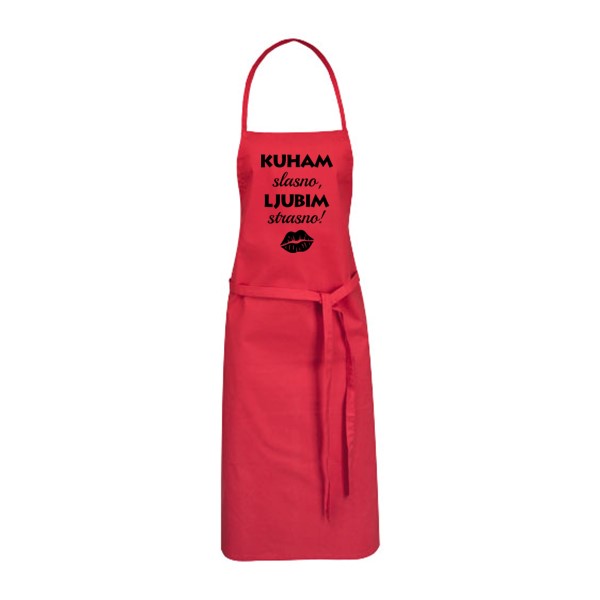 Pregača sa šaljivim natpisom