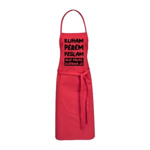 Pregača sa šaljivim natpisom