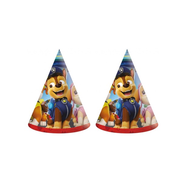 Party kapice Paw Patrol, 6 kom