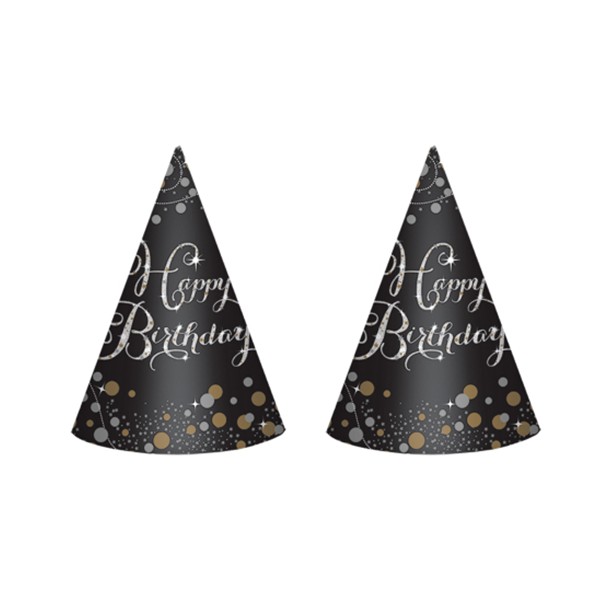 Party kapice Happy Birthday, 8 kom