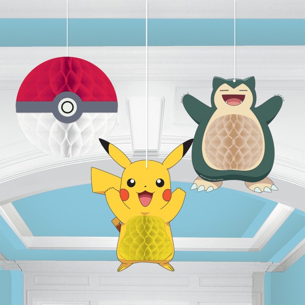 Viseća dekoracija Pokemon, 3 kom