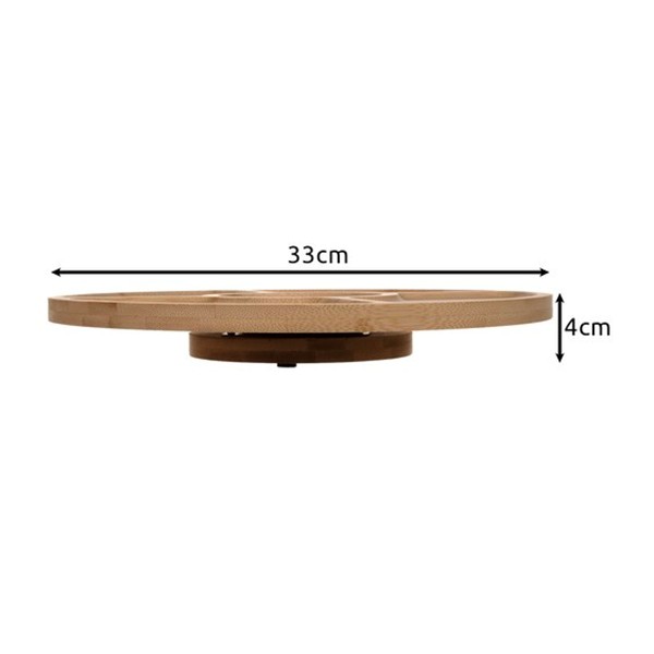 Rotirajuća daska za posluživanje hrane, 33 cm - Slika 5