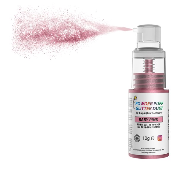 Glitter dust svjetlucavi prah, baby pink, 10 g - Slika 3