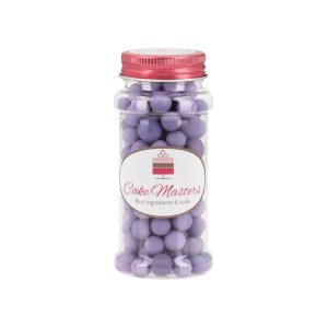 Šećerne perlice, mat ljubičaste, 60 g