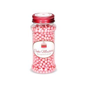 Šećerne perlice, svijetlo roza, 60 g