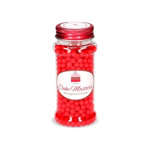 Šećerne perlice, crvene, 60 g