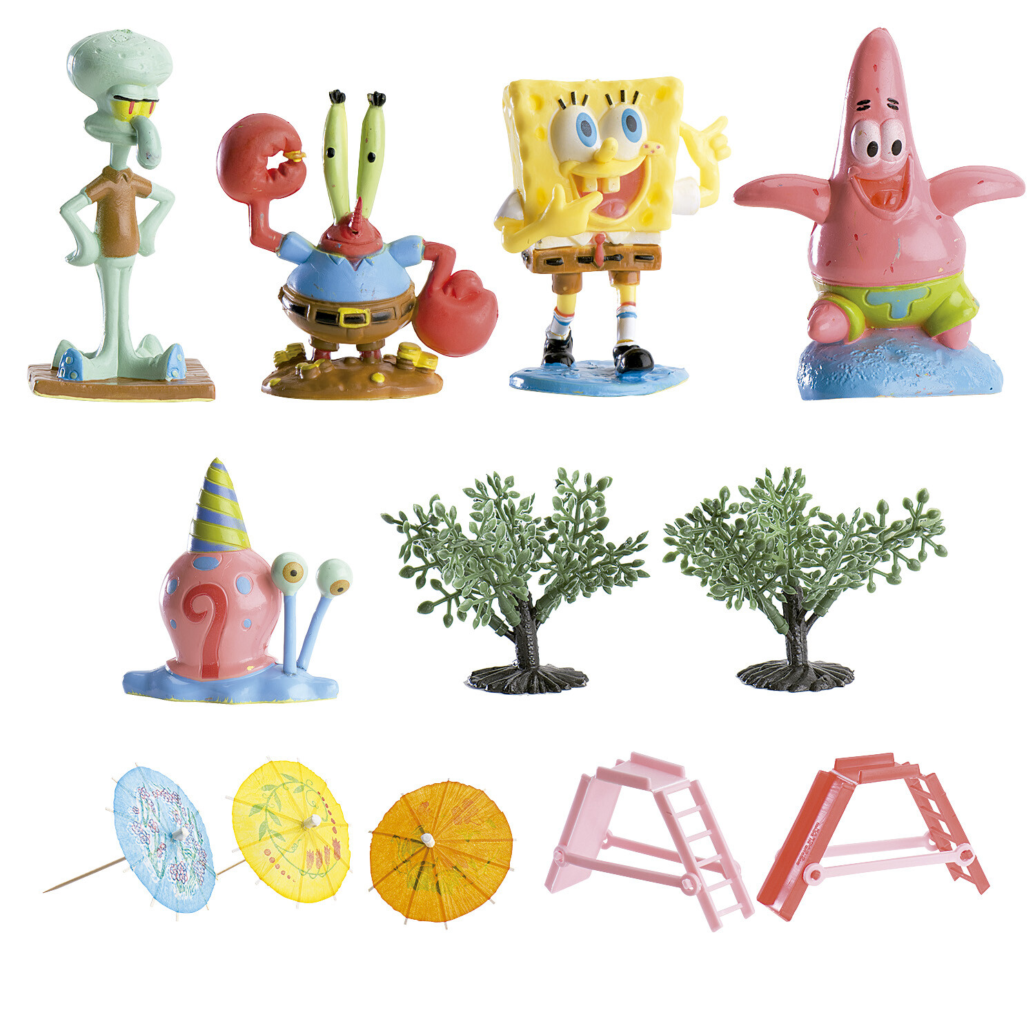Spužva Bob, set ukrasa za tortu