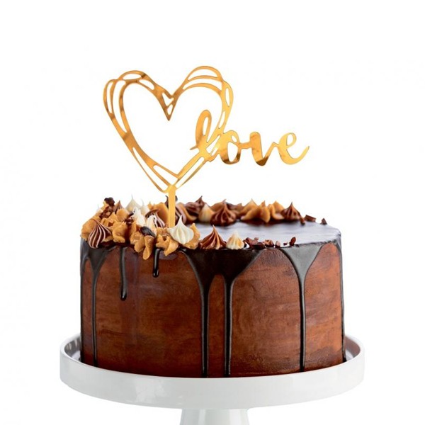 Topper s motivom srca, Love - Slika 2