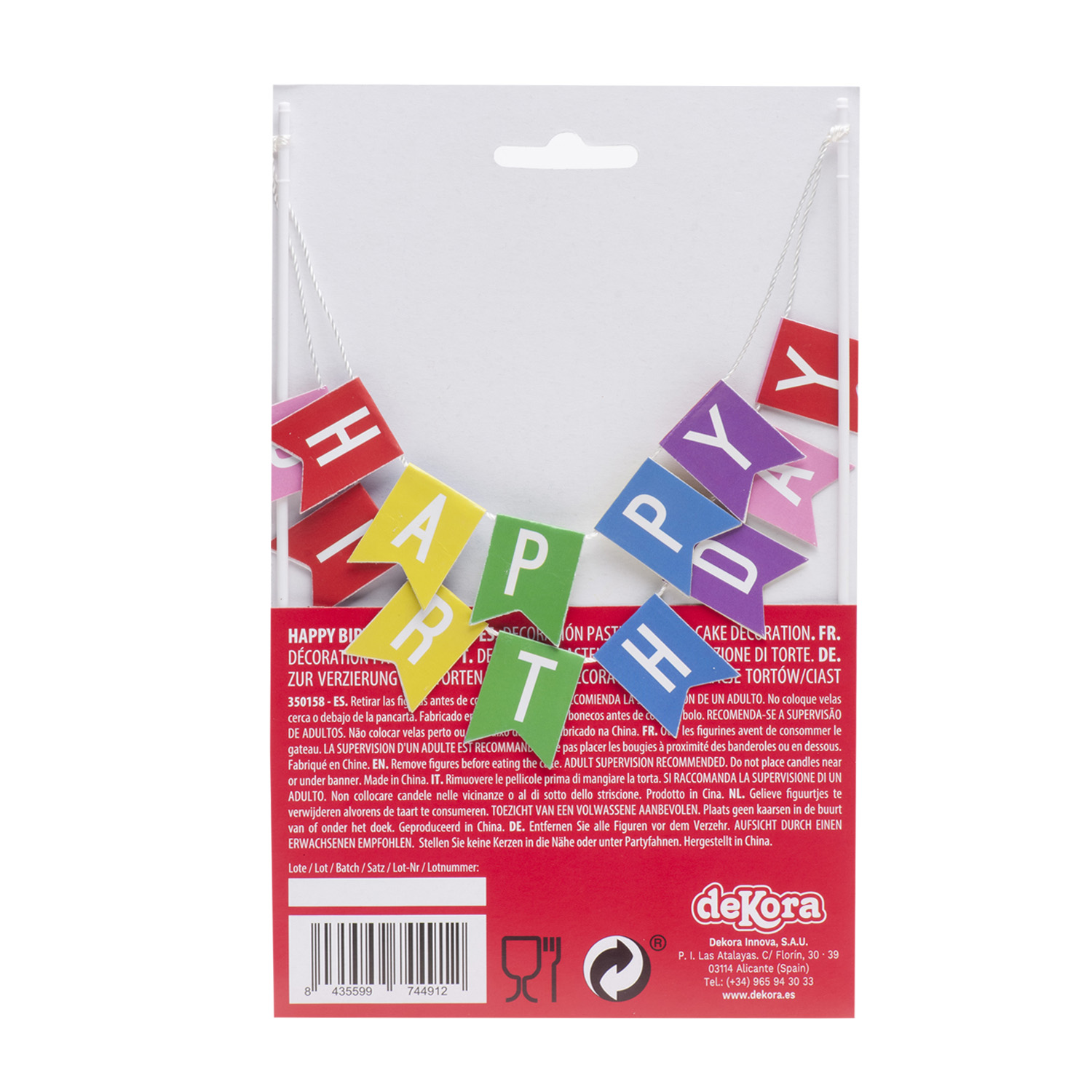 Topper za tortu, Happy Birthday - Slika 4